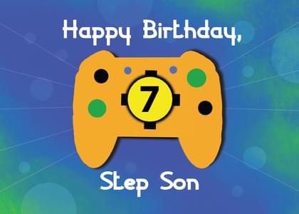 Happy Birthday, 7 Step Son