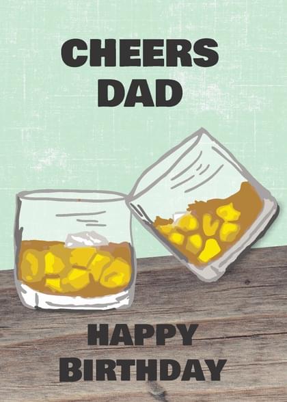Send this "Cheers" Birthday card w/ your own handwriting by mail directly from Signed. No need to leave your house. Do it all online for $7.99!