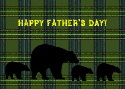 Send this "Plaid and Bears" Father's Day card w/ your own handwriting by mail directly from Signed. No need to leave your house. Do it all online for $7.99!