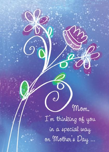 Send this "Flowers and Girly" Mother's Day card w/ your own handwriting by mail directly from Signed. No need to leave your house. Do it all online for $7.99!
