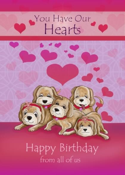 Send this "Dogs and Non Romantic Birthday" Birthday card w/ your own handwriting by mail directly from Signed. No need to leave your house. Do it all online for $7.99!