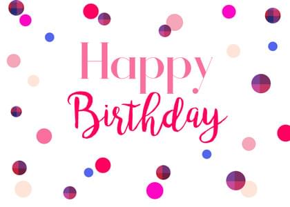 Happy Birthday