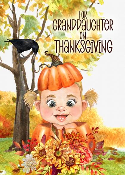 Send this "Pumpkins and Girls" Thanksgiving card w/ your own handwriting by mail directly from Signed. No need to leave your house. Do it all online for $7.99!