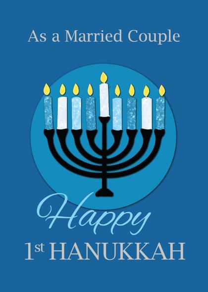 Send this "Menorahs" Hanukkah card w/ your own handwriting by mail directly from Signed. No need to leave your house. Do it all online for $7.99!