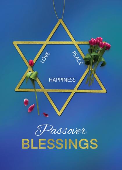 Send this "Tulips and Star Of David" Passover card w/ your own handwriting by mail directly from Signed. No need to leave your house. Do it all online for $7.99!