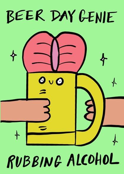 Send this "Pints" Greeting card w/ your own handwriting by mail directly from Signed. No need to leave your house. Do it all online for $7.99!