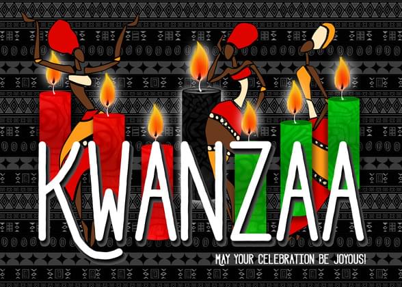 Send this Kwanzaa card w/ your own handwriting by mail directly from Signed. No need to leave your house. Do it all online for $7.99!