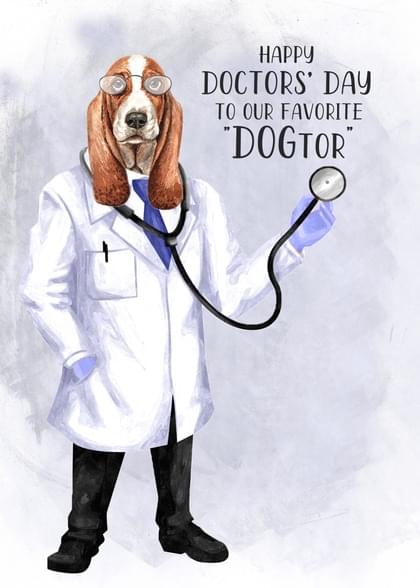 Send this &quot;Basset Hounds&quot; Birthday card w/ your own handwriting by mail directly from Signed. No need to leave your house. Do it all online for $7.99!