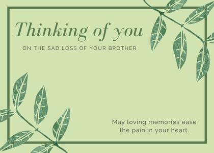 Send this "Bamboo" Sympathy (People) card w/ your own handwriting by mail directly from Signed. No need to leave your house. Do it all online for $7.99!
