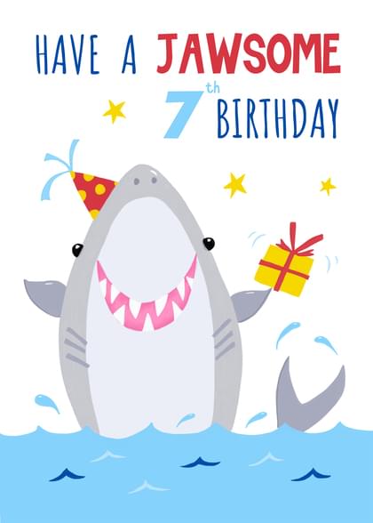 HAVE A JAWSOME 7th BIRTHDAY