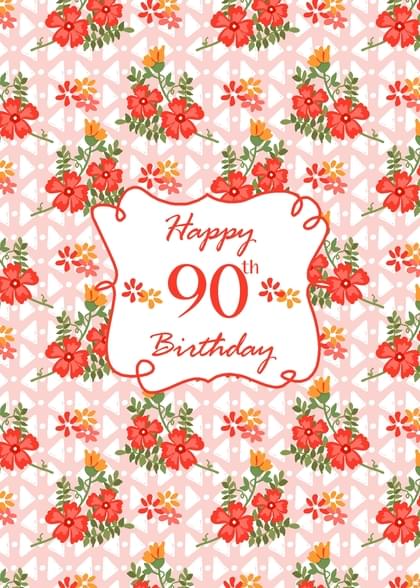 Send this "Flowers and Floral Print" Birthday card w/ your own handwriting by mail directly from Signed. No need to leave your house. Do it all online for $7.99!