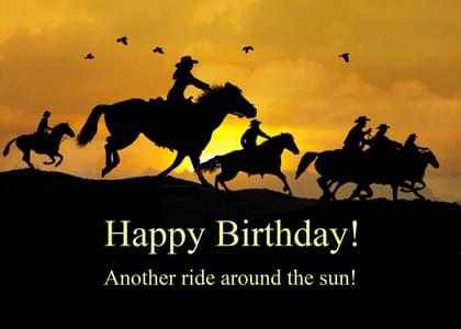 Happy Birthday! Another ride around the sun!