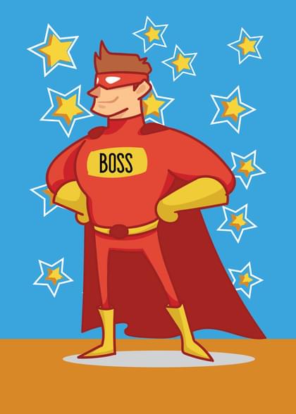 Send this "Superheros" Boss's Day card w/ your own handwriting by mail directly from Signed. No need to leave your house. Do it all online for $7.99!
