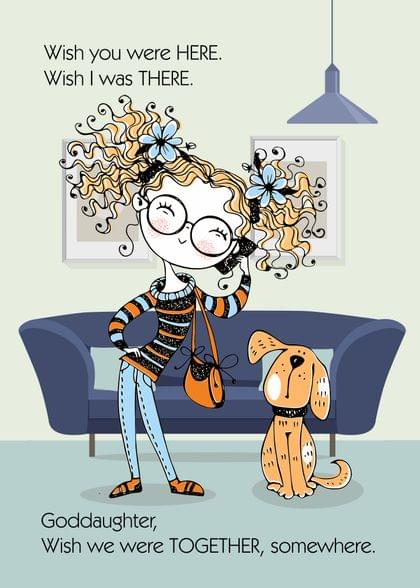 Send this "Girly and Cute" Missing You card w/ your own handwriting by mail directly from Signed. No need to leave your house. Do it all online for $7.99!