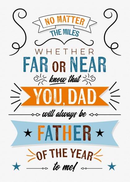 Send this Father's Day card w/ your own handwriting by mail directly from Signed. No need to leave your house. Do it all online for $7.99!