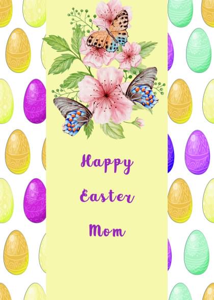 Send this "Flowers and Butterflies" Easter card w/ your own handwriting by mail directly from Signed. No need to leave your house. Do it all online for $7.99!
