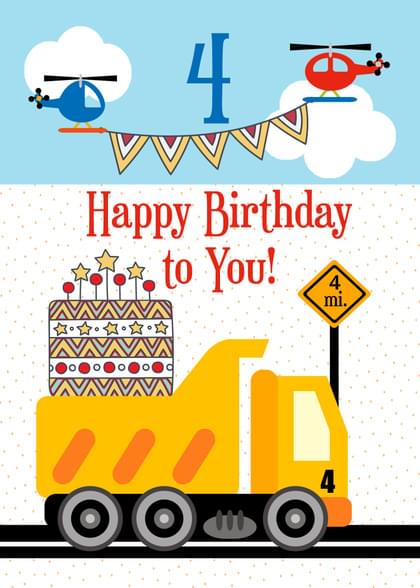 Happy Birthday to You! 4 mi.