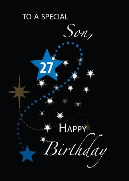 Send this "Stars" Birthday card w/ your own handwriting by mail directly from Signed. No need to leave your house. Do it all online for $7.99!