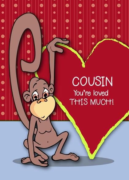 Send this "Monkeys and Praising Birthday" Valentine's Day card w/ your own handwriting by mail directly from Signed. No need to leave your house. Do it all online for $7.99!