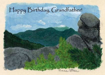 Send this "Mountains" Birthday card w/ your own handwriting by mail directly from Signed. No need to leave your house. Do it all online for $7.99!