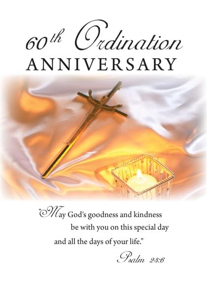 Send this "Crucifix and Candles" Anniversary (Ordination) card w/ your own handwriting by mail directly from Signed. No need to leave your house. Do it all online for $7.99!