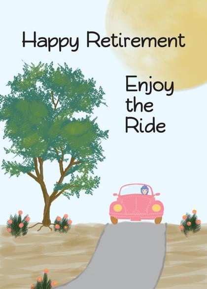 Send this "VW Bugs" Retirement card w/ your own handwriting by mail directly from Signed. No need to leave your house. Do it all online for $7.99!