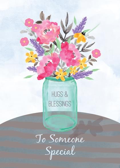 Send this "Mason Jars and Bouquet Of Flowers" Encouragement card w/ your own handwriting by mail directly from Signed. No need to leave your house. Do it all online for $7.99!