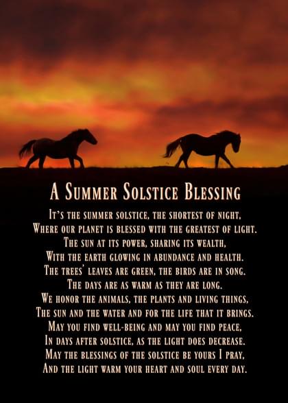Send this "Horses and Praising Birthday" Summer card w/ your own handwriting by mail directly from Signed. No need to leave your house. Do it all online for $7.99!