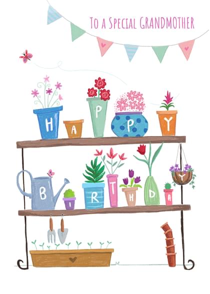 TO A SPECIAL GRANDMOTHER HAPPY BIRTHDAY