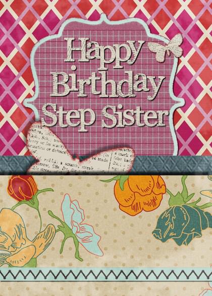 Happy Birthday Step Sister