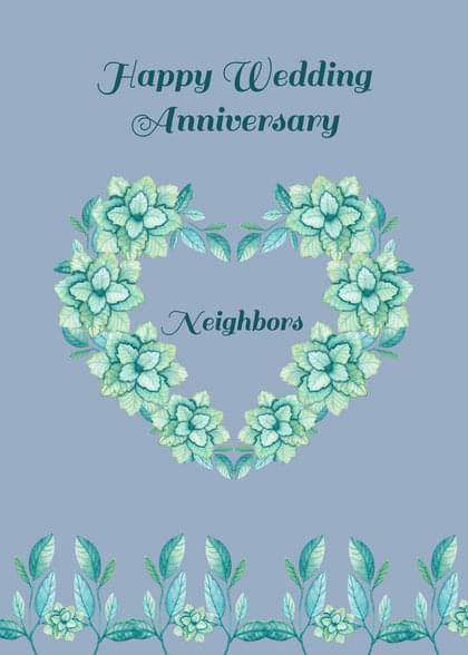Send this "Hearts" Anniversary (Wedding) card w/ your own handwriting by mail directly from Signed. No need to leave your house. Do it all online for $7.99!