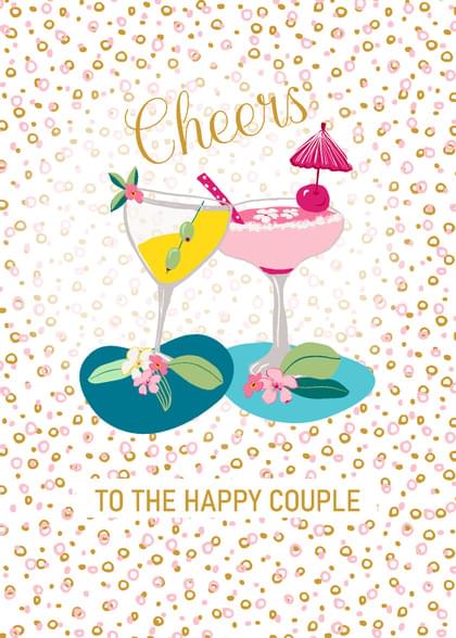 Send this "Cocktails and Cheers" Anniversary (Any) card w/ your own handwriting by mail directly from Signed. No need to leave your house. Do it all online for $7.99!
