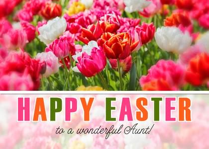 Send this "Tulips and Pink" Easter card w/ your own handwriting by mail directly from Signed. No need to leave your house. Do it all online for $7.99!