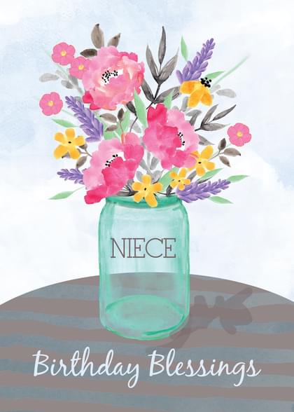 NIECE Birthday Blessings