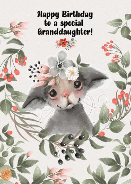 Happy Birthday to a special Granddaughter!