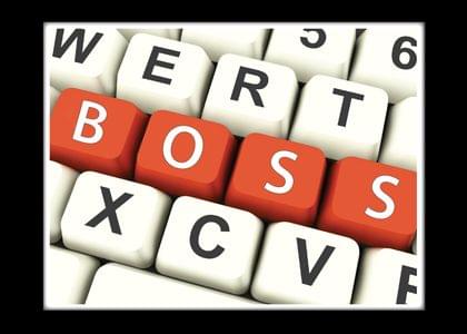 Keyboards Boss's Day Card with your own Handwriting. Sandra Rose ...
