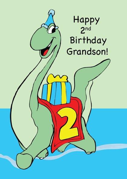 Send this "Dinosaurs and Gifts" Birthday card w/ your own handwriting by mail directly from Signed. No need to leave your house. Do it all online for $7.99!