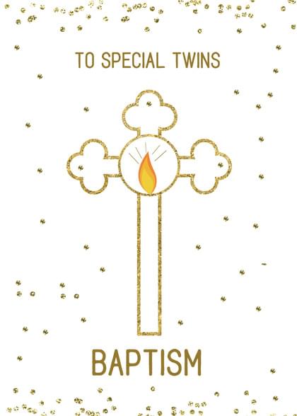 Send this "Crucifix and Crucifix" Baptism card w/ your own handwriting by mail directly from Signed. No need to leave your house. Do it all online for $7.99!