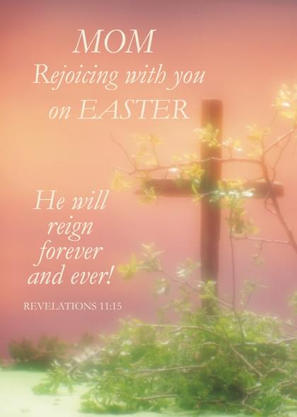 Send this &quot;Crucifix&quot; Easter card w/ your own handwriting by mail directly from Signed. No need to leave your house. Do it all online for $7.99!