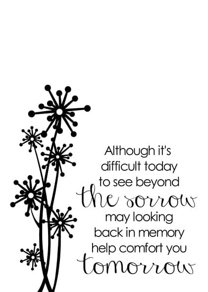 Send this &quot;Minimalist&quot; Sympathy (People) card w/ your own handwriting by mail directly from Signed. No need to leave your house. Do it all online for $7.99!