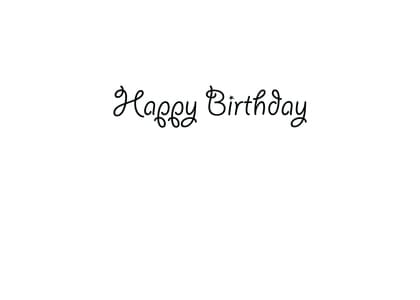 Happy Birthday