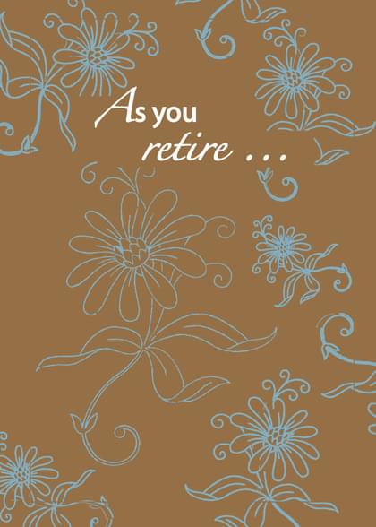 Send this "Daisies" Retirement card w/ your own handwriting by mail directly from Signed. No need to leave your house. Do it all online for $7.99!