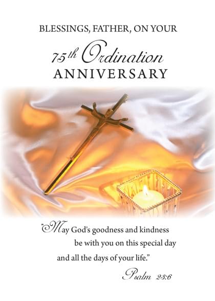 Send this "Candles and Bible Verses" Anniversary (Ordination) card w/ your own handwriting by mail directly from Signed. No need to leave your house. Do it all online for $7.99!