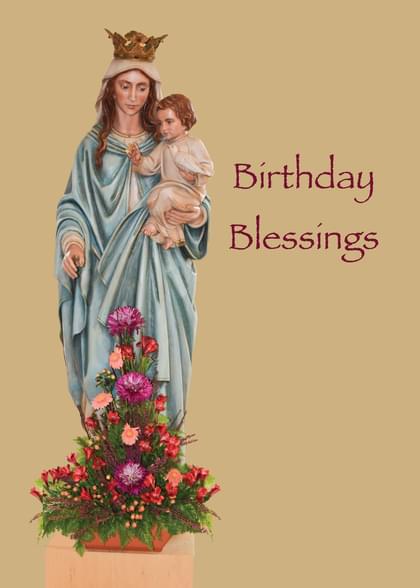 Send this "Mary and Jesus" Birthday card w/ your own handwriting by mail directly from Signed. No need to leave your house. Do it all online for $7.99!