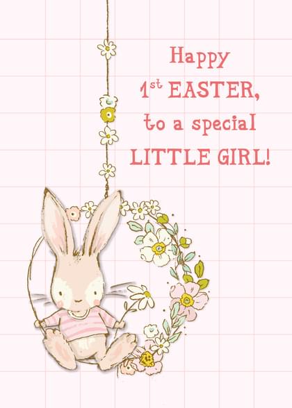 Send this "Bunnies" Easter card w/ your own handwriting by mail directly from Signed. No need to leave your house. Do it all online for $7.99!