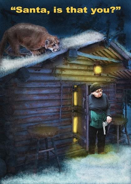 Send this "Cabins and Guns" Christmas card w/ your own handwriting by mail directly from Signed. No need to leave your house. Do it all online for $7.99!