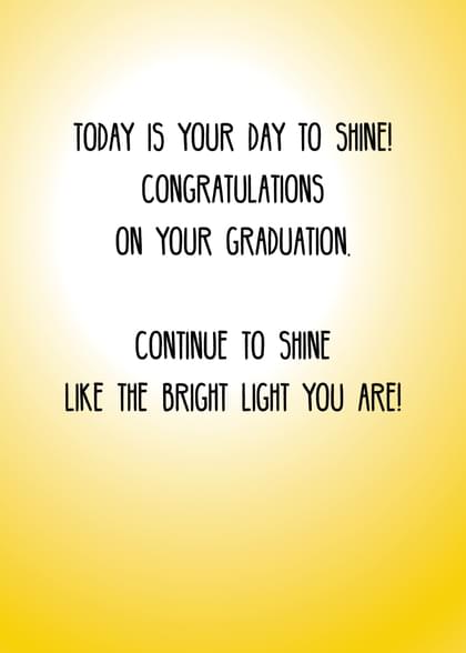 Graduation Caps and Sun Graduation (8th Grade) Card with your own  Handwriting. Sandra Rose Designs for Signed - Card No. 21815