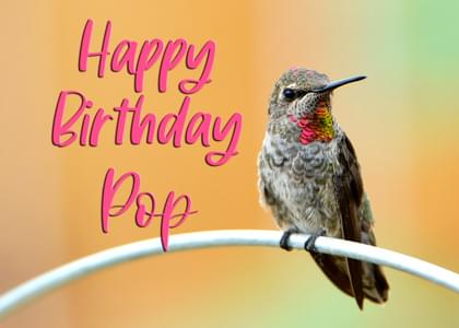 Happy Birthday Pop