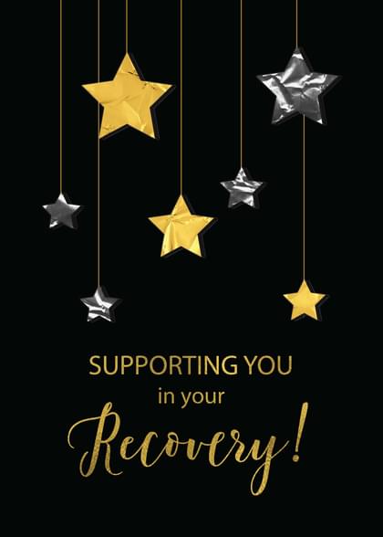 Send this "Stars" Anniversary (Sobriety) card w/ your own handwriting by mail directly from Signed. No need to leave your house. Do it all online for $7.99!