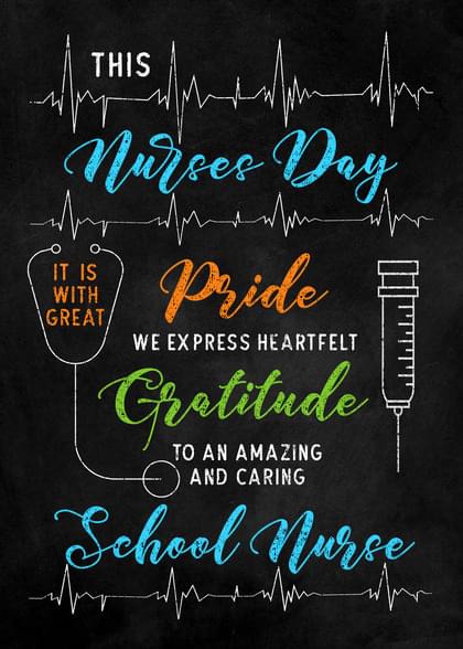 Send this "Stethoscopes and Ekg" Nurse's Day/Week card w/ your own handwriting by mail directly from Signed. No need to leave your house. Do it all online for $7.99!